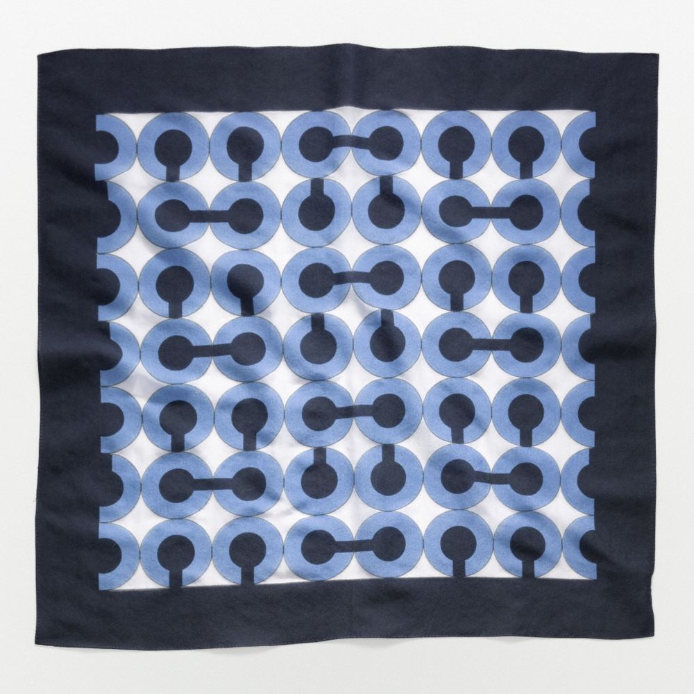 COACH OP ART BURNOUT NECKERCHIEF - NAVY - F97260