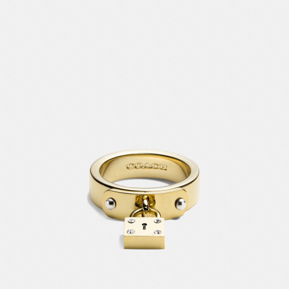 COACH F99691 - MINI PADLOCK BAND RING MULTICOLOR