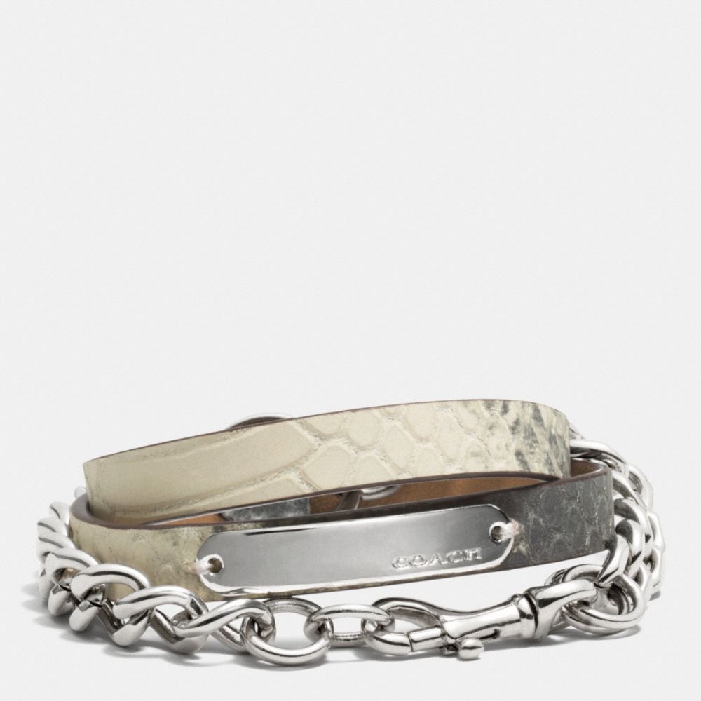 COACH F99738 Multi Wrap Chain Exotic Bracelet  MULTICOLOR