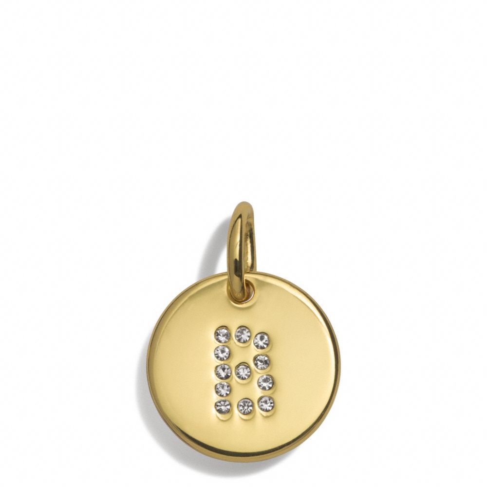 BOXED PAVE B CHARM - f99759 - F99759GDCY