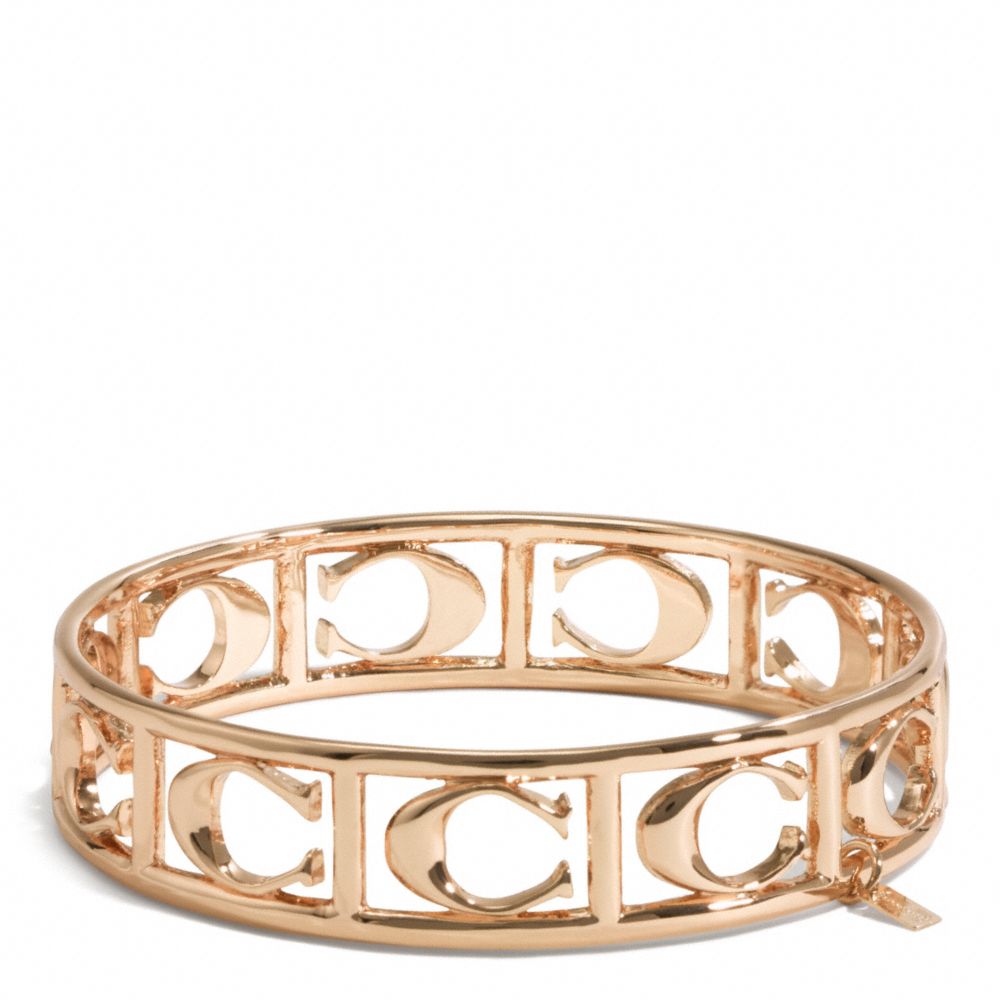 COACH F99794 Pierced Signature C Bangle GOLD