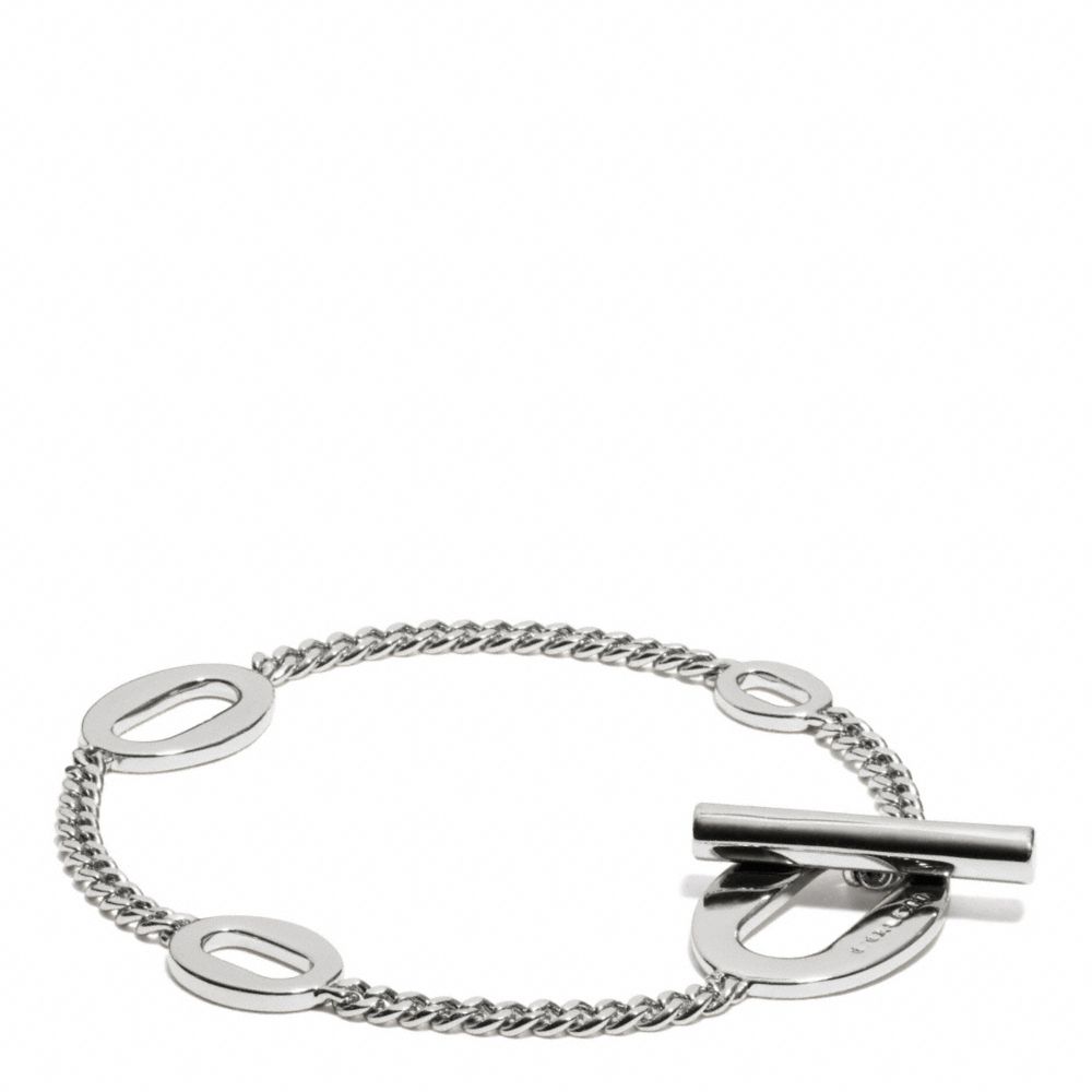 COACH F99882 Oval Link Bracelet  SILVER