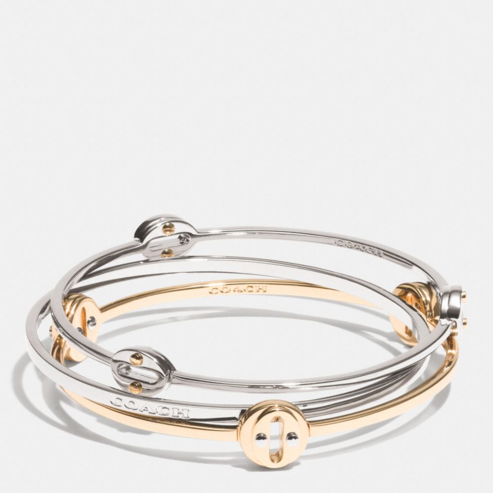 COACH OVAL BANGLE SET - f99942 - MULTICOLOR