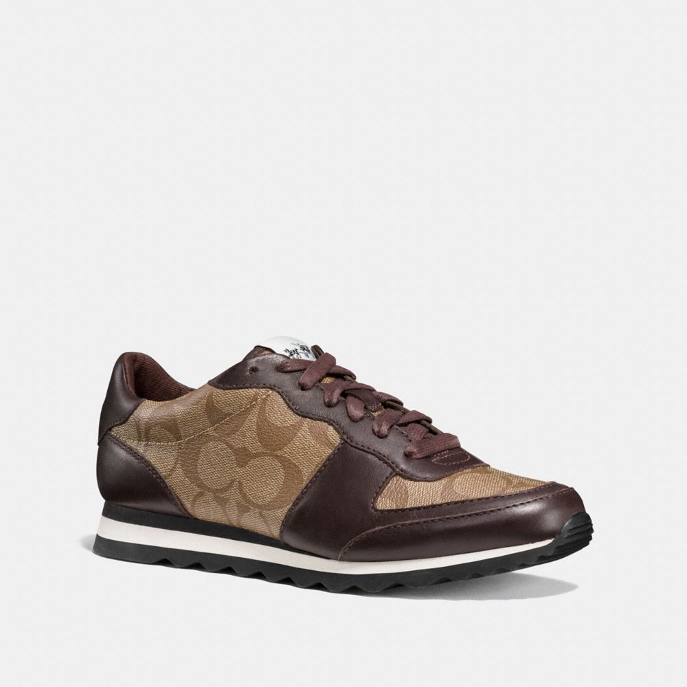 C121 RUNNER - KHAKI/MAHOGANY - COACH FG1001