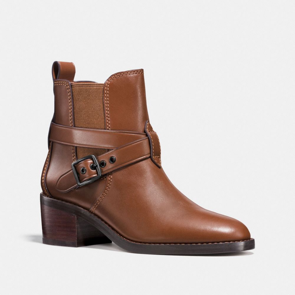 CHELSEA BOOT - DARK SADDLE - COACH FG1002