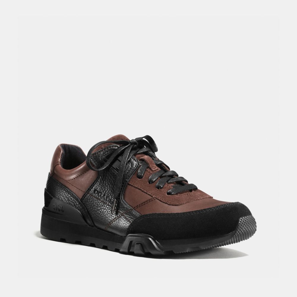 SOHO SNEAKER - fg1044 - MAHOGANY/BLACK