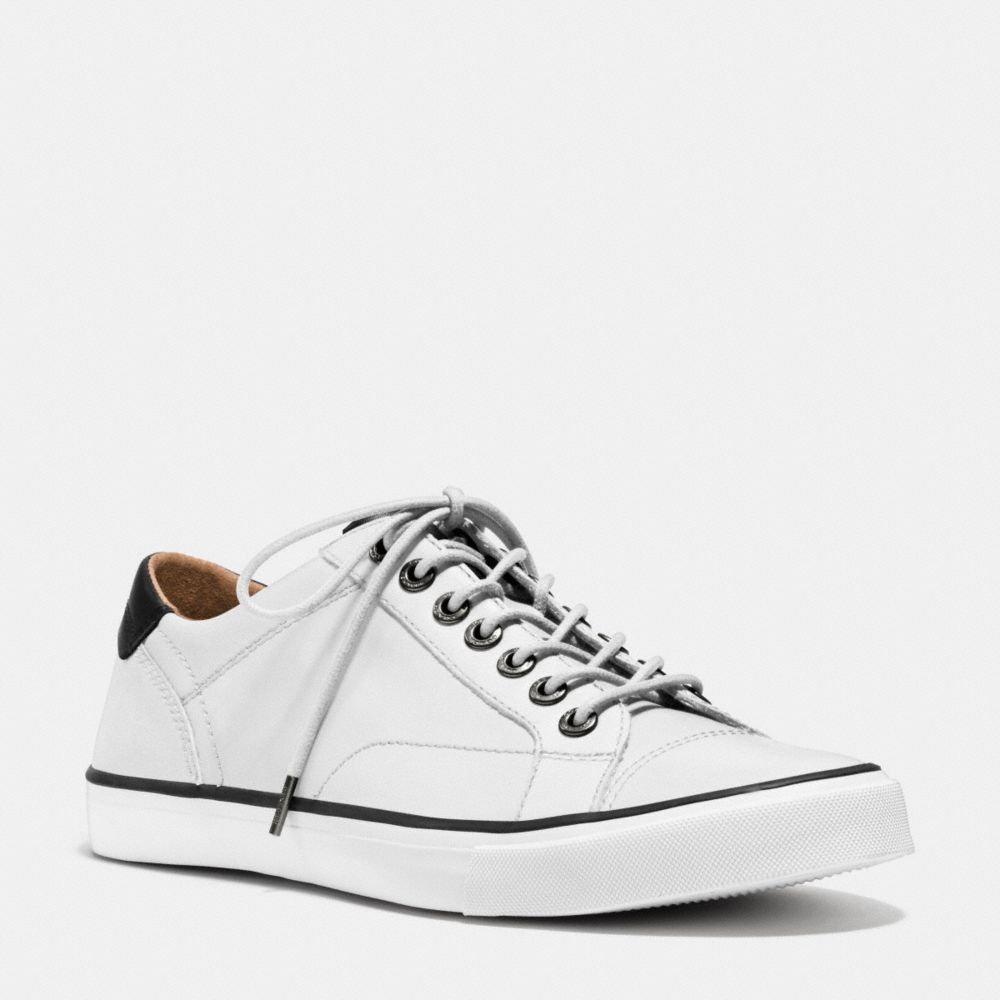 COACH FG1056 PERKINS LO TOP SNEAKER WHITE/BLACK