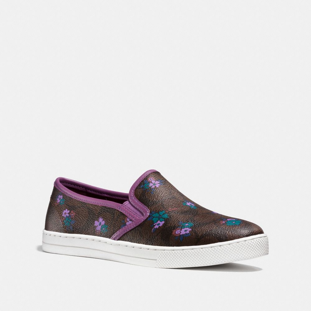 PARKSIDE SLIP ON - MAUVE/MAHOGANY - COACH FG1261