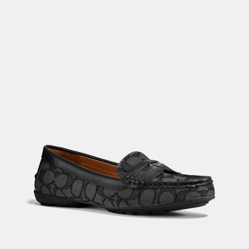 COACH PENNY LOAFER - FG1269 - BLACK SMOKE/BLACK