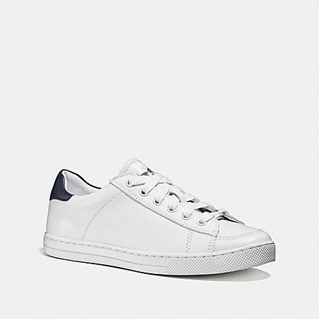 COACH FG1271 PORTER LACE UP WHITE/MIDNIGHT-NAVY
