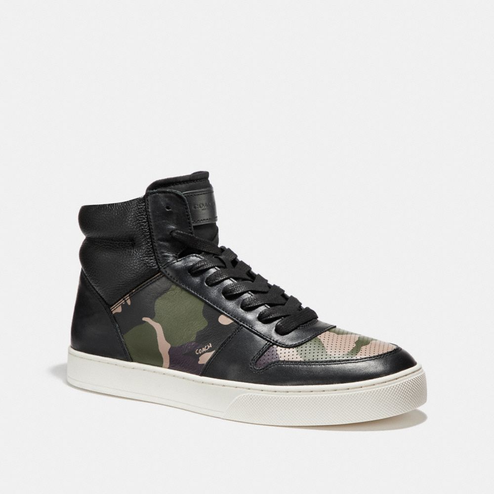 COACH FG1311 DEWITT HIGH TOP DARK-GREEN-CAMO