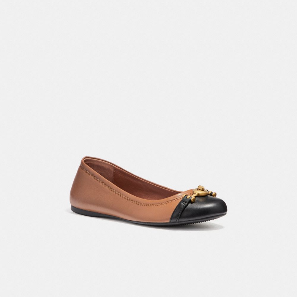 Coach hot sale leila flat