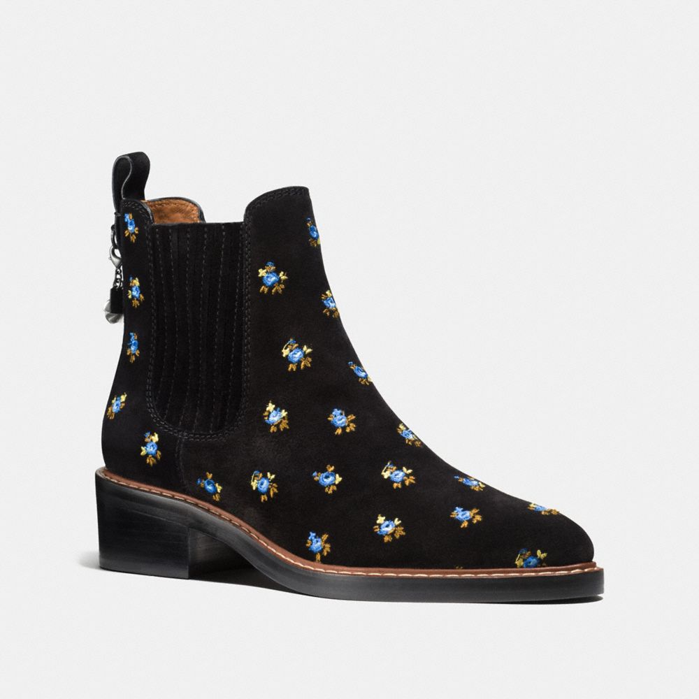 COACH FG1365 Bowery Chelsea Boot BLACK