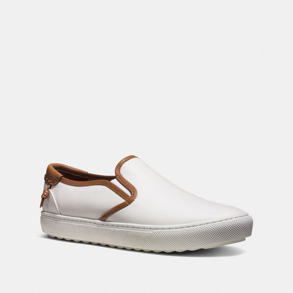 COACH FG1440 UNION SLIP ON SNEAKER WHITE