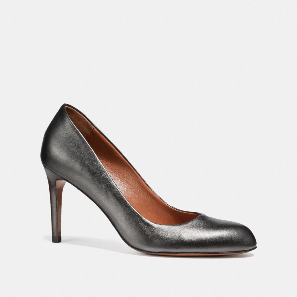 ALMOND TOE PUMP - COACH fg1484 - GUNMETAL