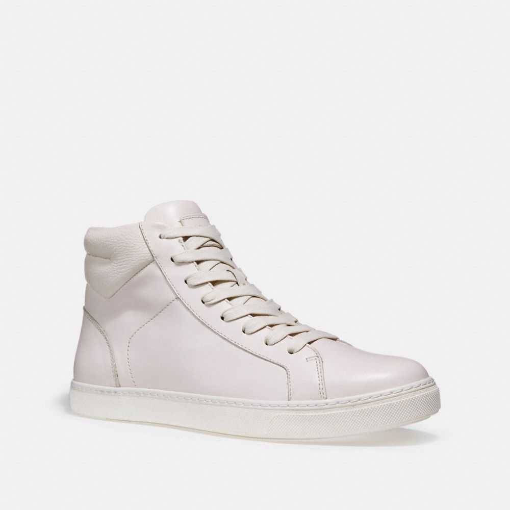 all white coach sneakers
