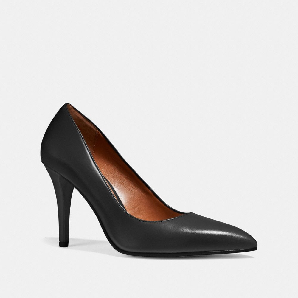 POINTED TOE PUMP - COACH fg1538 - BLACK