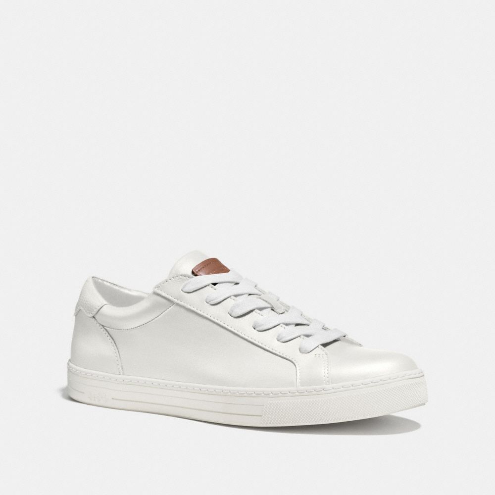 COACH LOGAN LOW TOP SNEAKER - WHITE - fg1618