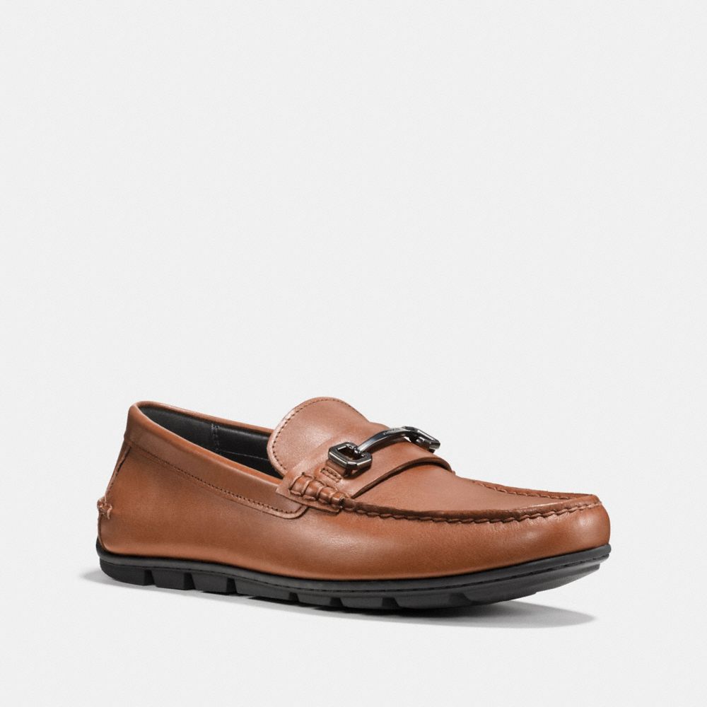 COACH MOTT LOAFER - DARK SADDLE - FG1619