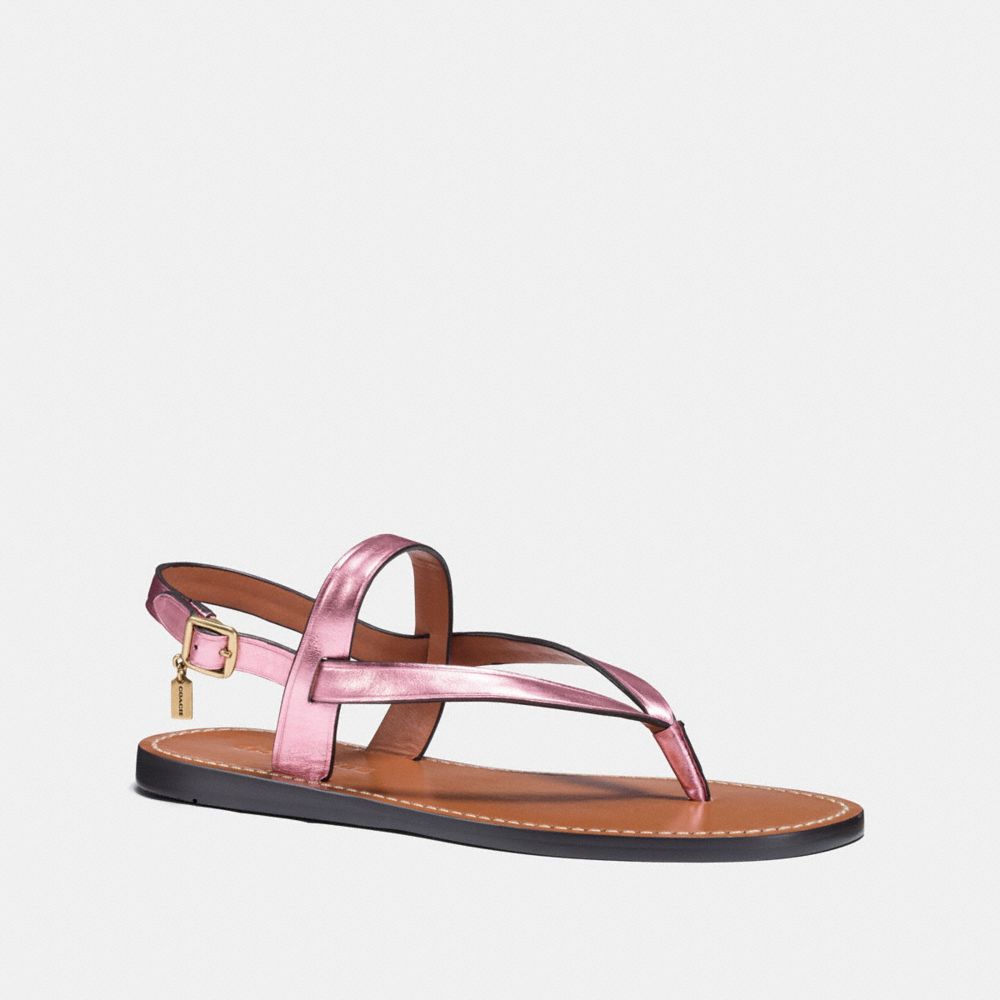 COACH FG1811 - HUDSON SANDAL METALLIC BLUSH