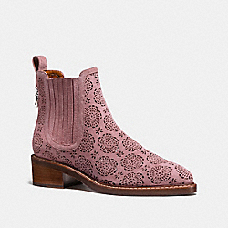 COACH FG1823 Bowery Chelsea Boot With Cut Out Tea Rose DUSTY ROSE