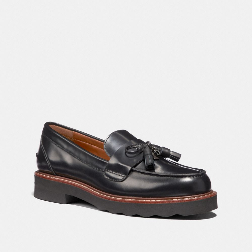 COACH MERCER LOAFER - BLACK - fg1863