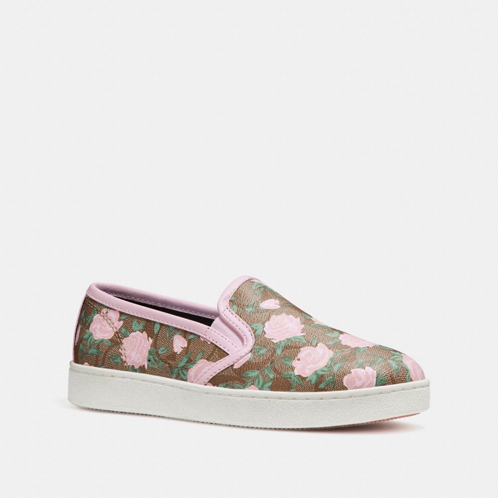 C117 WITH CAMO ROSE PRINT - KHAKI/PINK - COACH FG1892