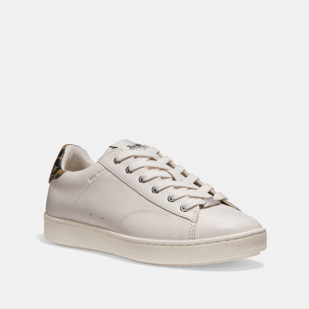 COACH FG1905 C126 Low Top Sneaker WHITE/LIGHT SADDLE