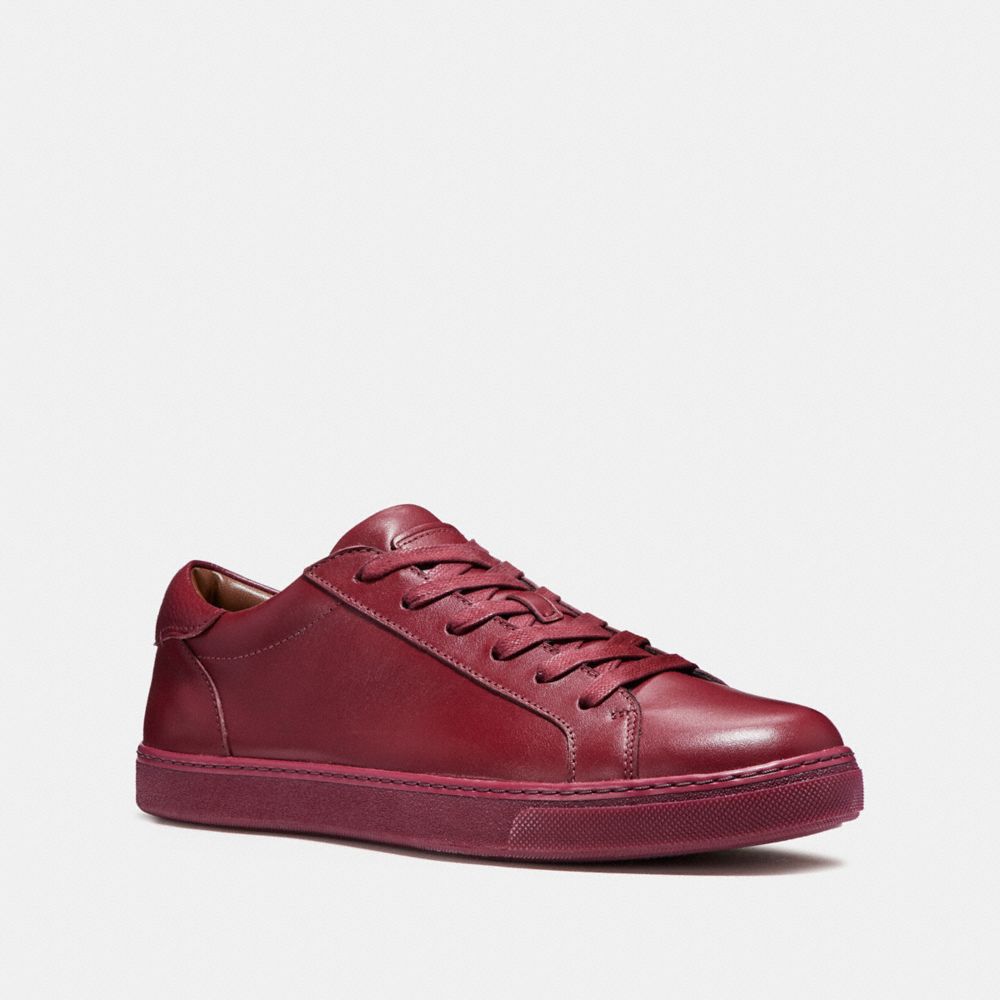 COACH fg1947 C126 LOW TOP SNEAKER CRIMSON