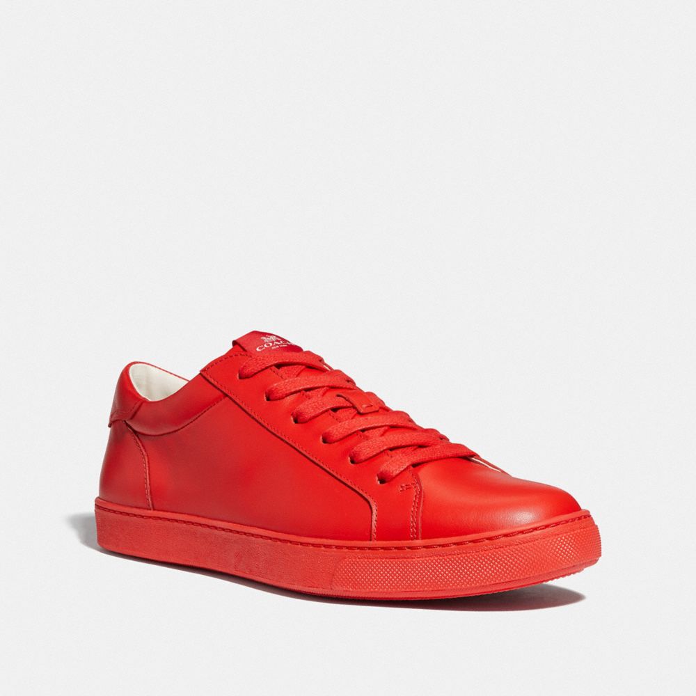 COACH Fg1947 - C126 LOW TOP SNEAKER - VINTAGE RED | COACH MEN