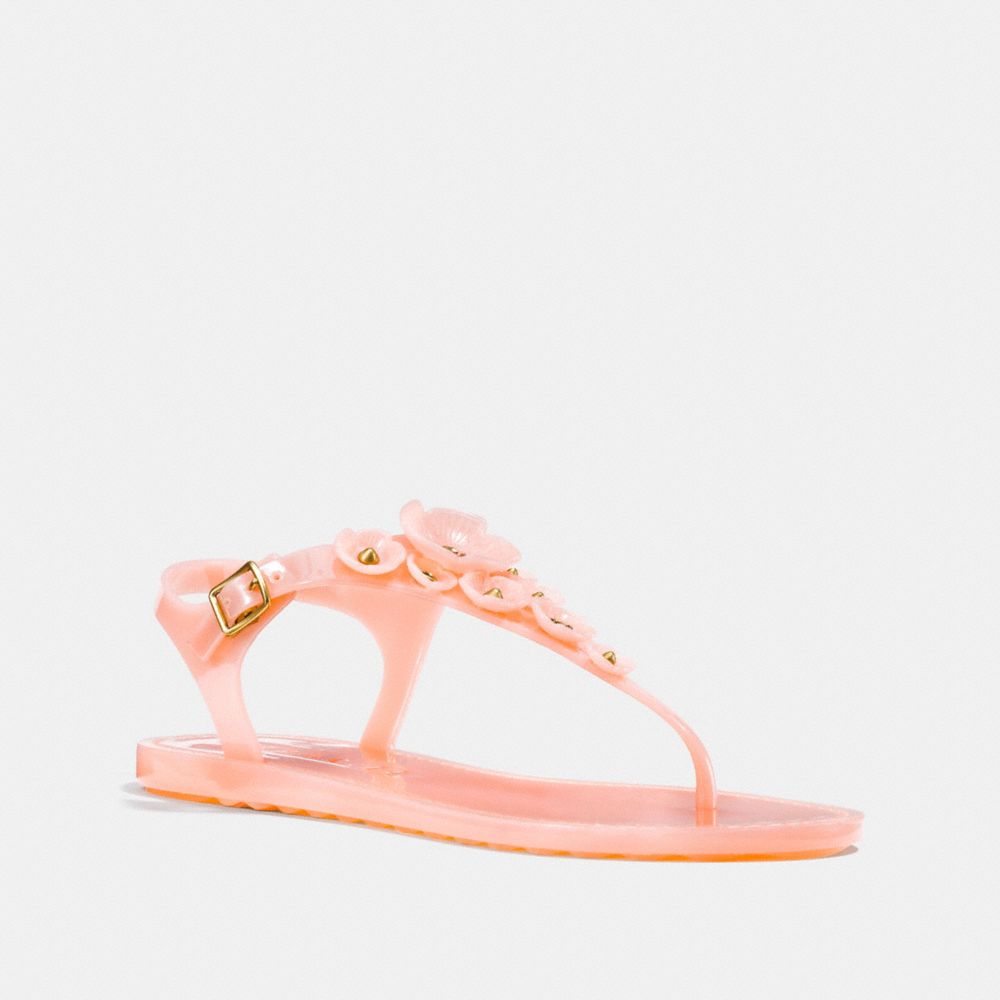 COACH FG2070 - TEA ROSE MULTI JELLY SANDAL PEONY