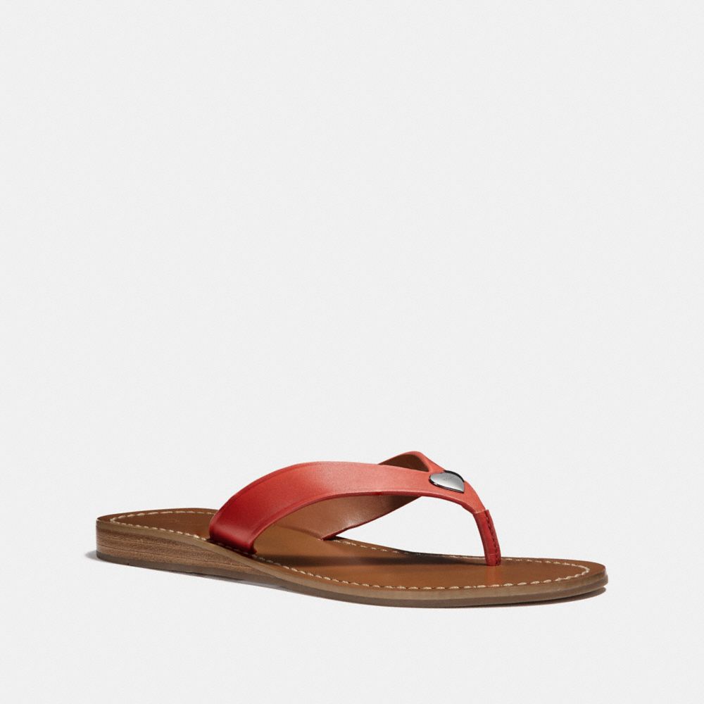 COACH FG2097 - ELLIS SANDAL ORANGE RED