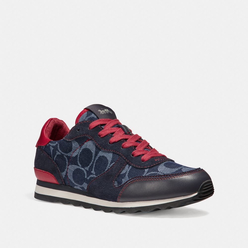 C142 RUNNER - DENIM/TRUE RED/MIDNIGHT NAVY - COACH FG2122