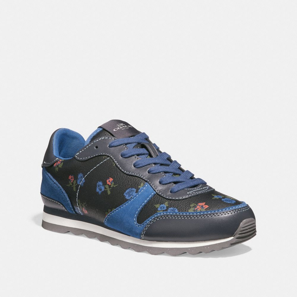 C142 WITH TOSSED ROSE PRINT - MIDNIGHT NAVY/INK BLUE - COACH FG2123