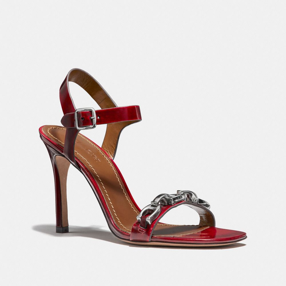 COACH FG2420 BONNIE SANDAL RED