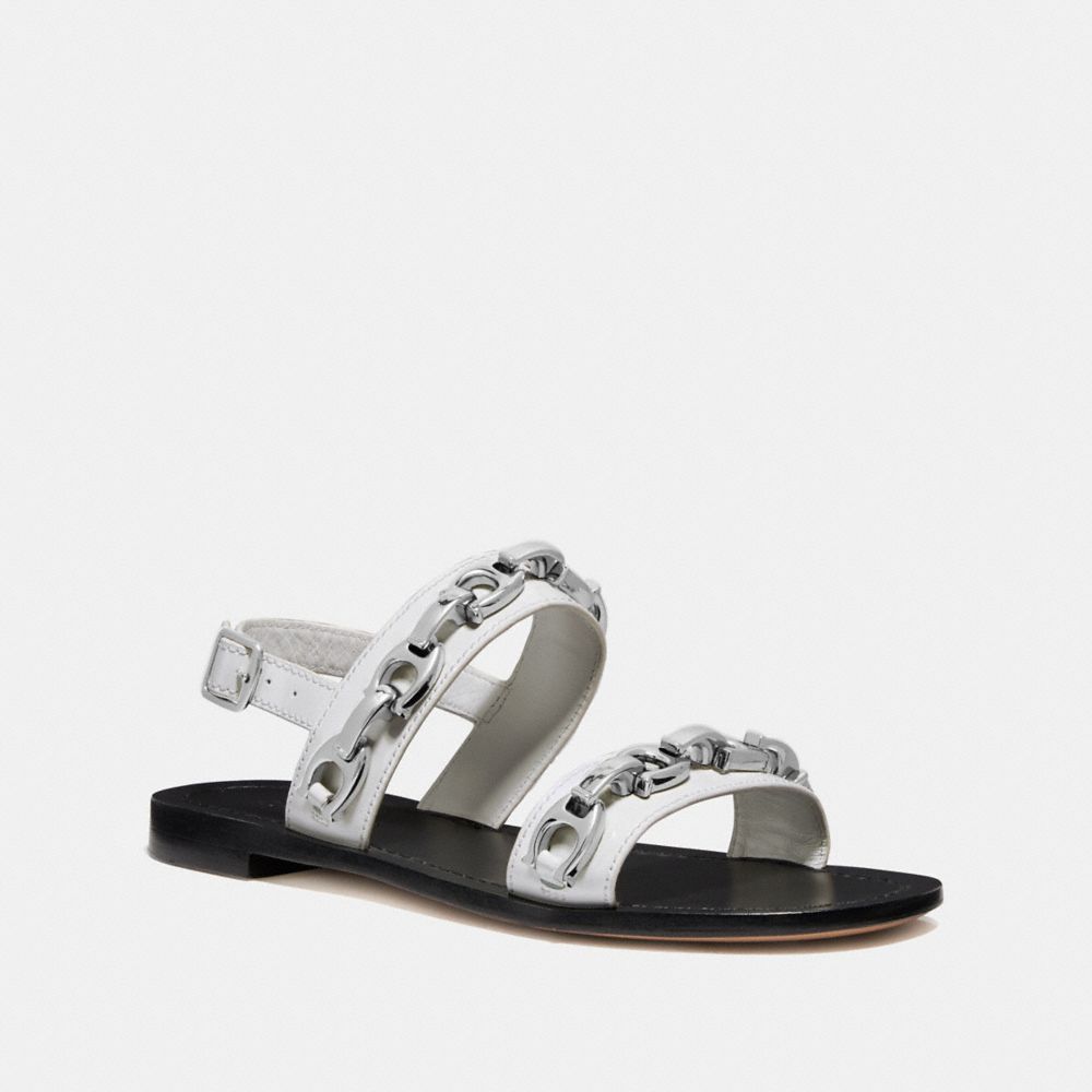 COACH FG2423 EDEN SANDAL OFF-WHITE