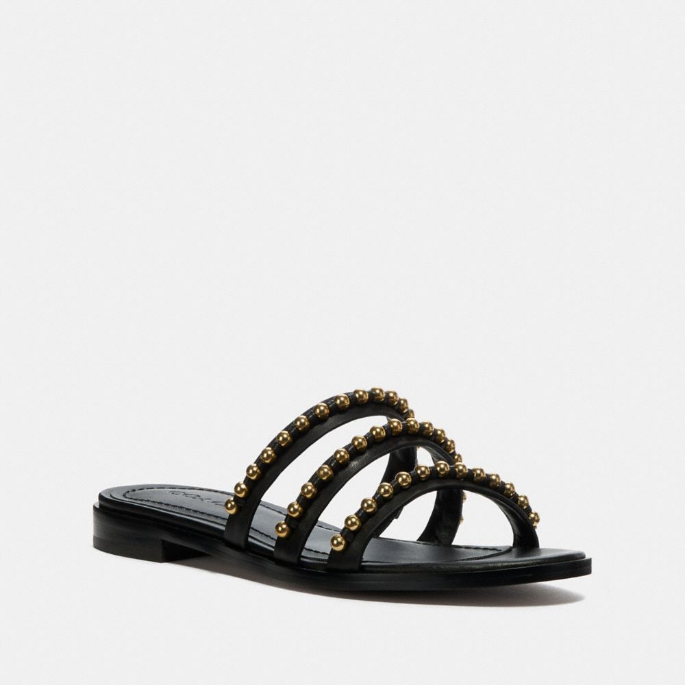 COACH FG2596 - ISA BALLCHAIN SANDAL BLACK