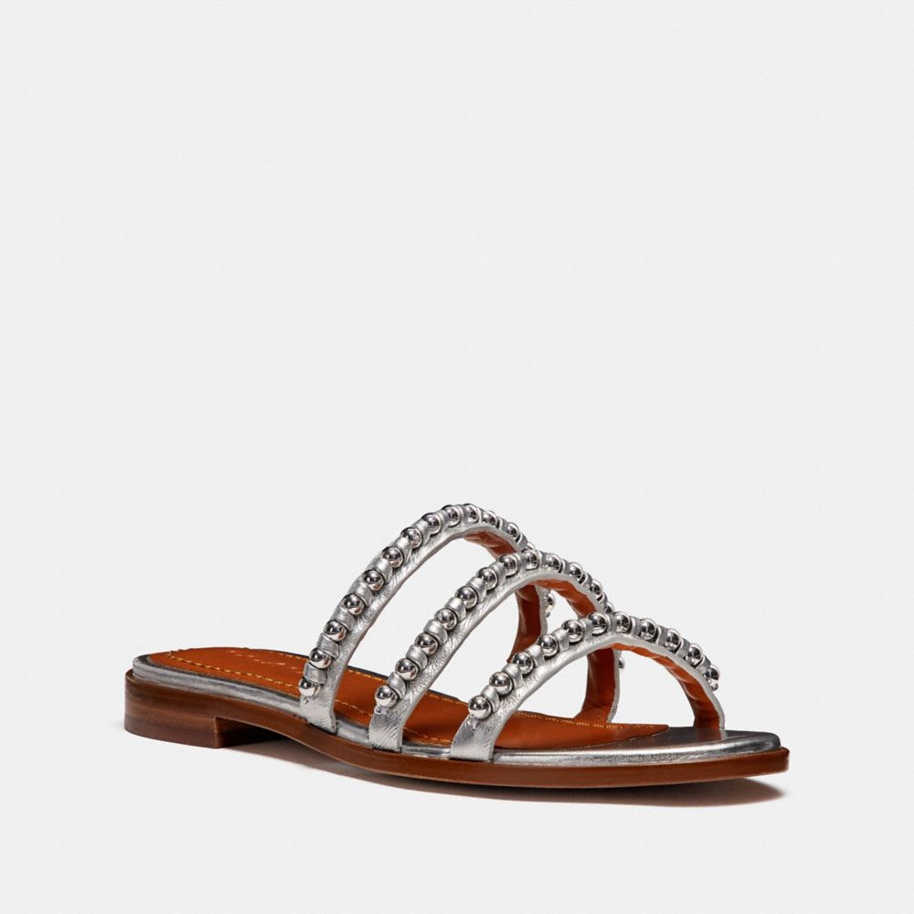 ISA BALLCHAIN SANDAL - COACH fg2597 - SILVER