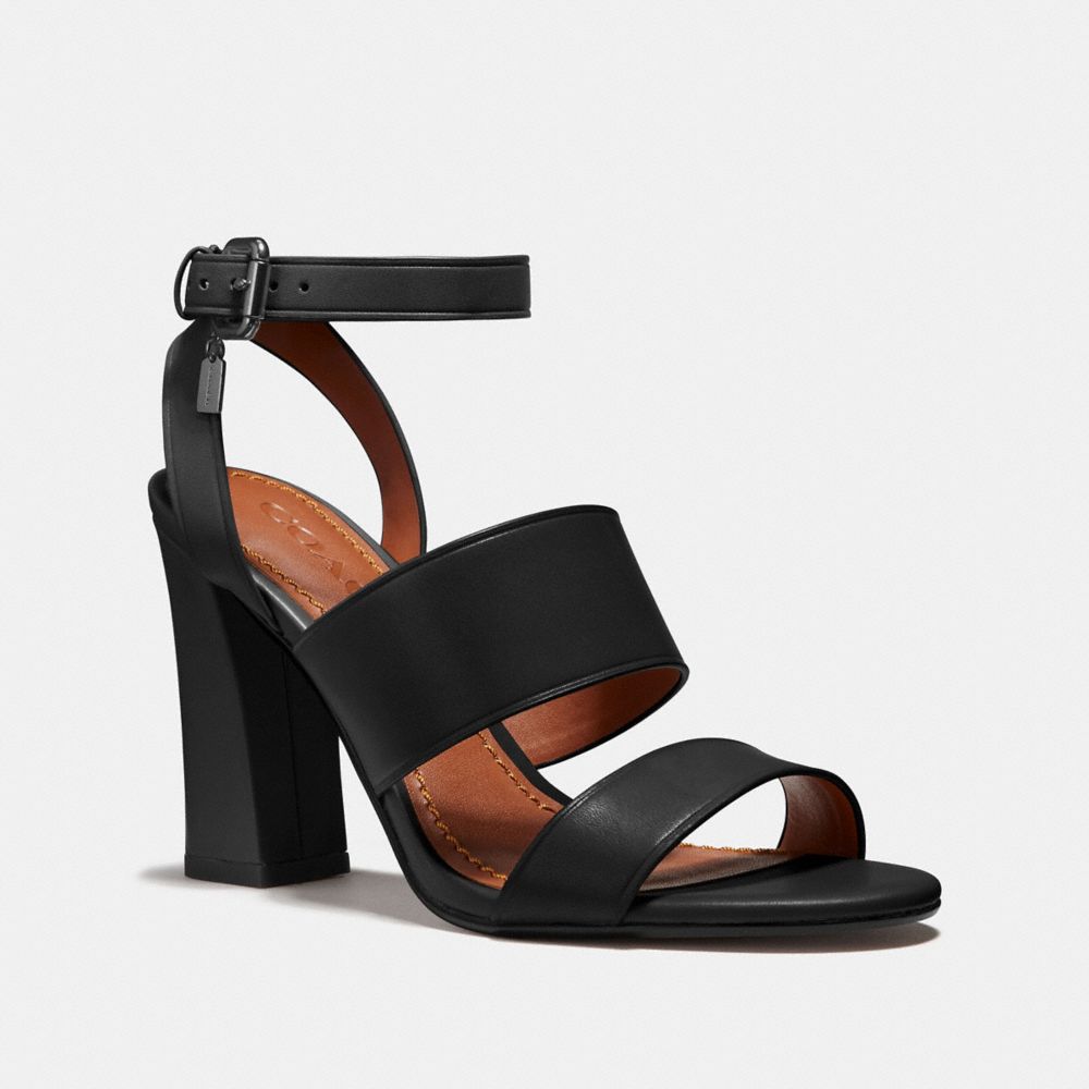 COACH FG2598 Kaye Sandal BLACK