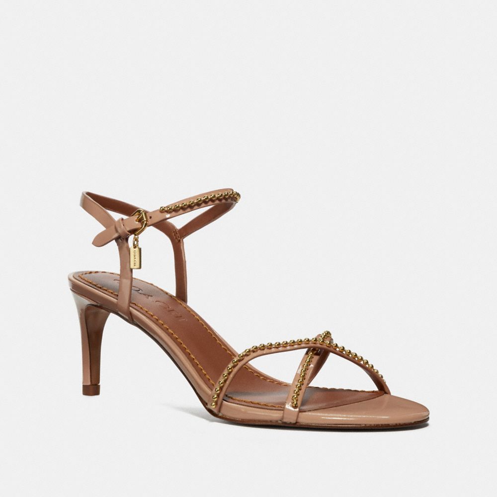 COACH FG2600 - LEANDRA BALLCHAIN SANDAL NUDE PINK