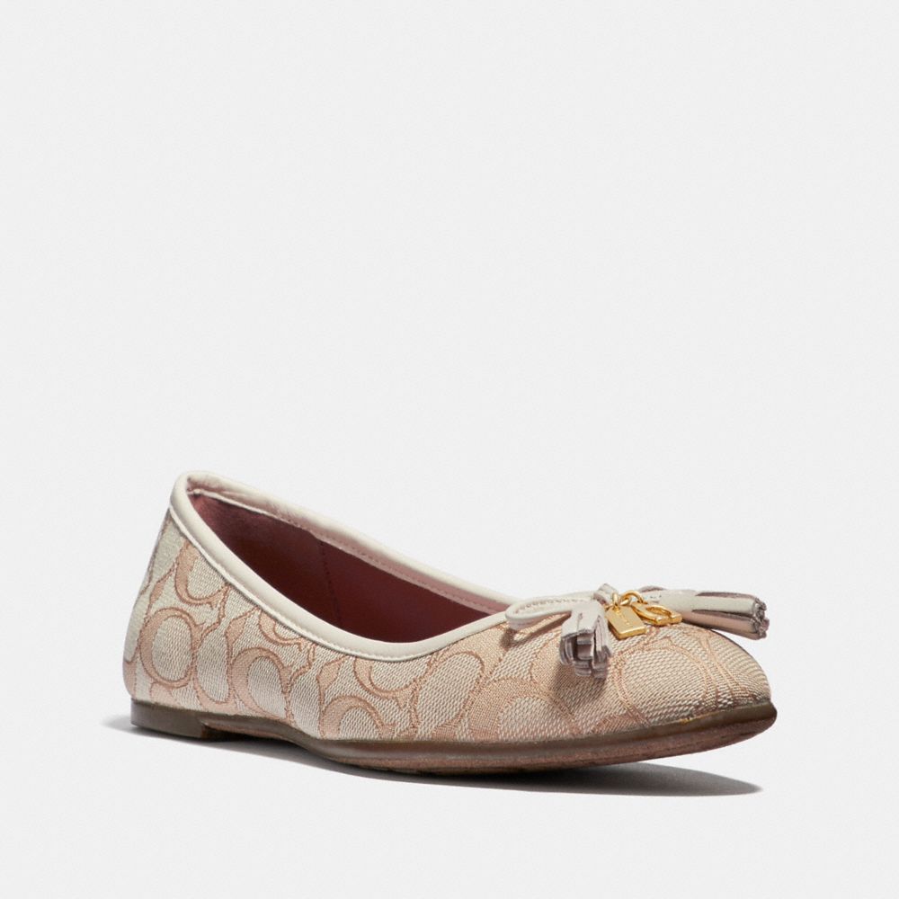 BENNI BALLET - FG2708 - LIGHT KHAKI/CHALK