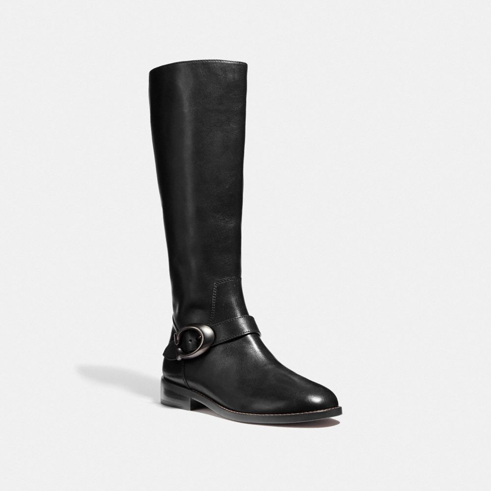 BRYNN RIDING BOOT - BLACK - COACH FG2802