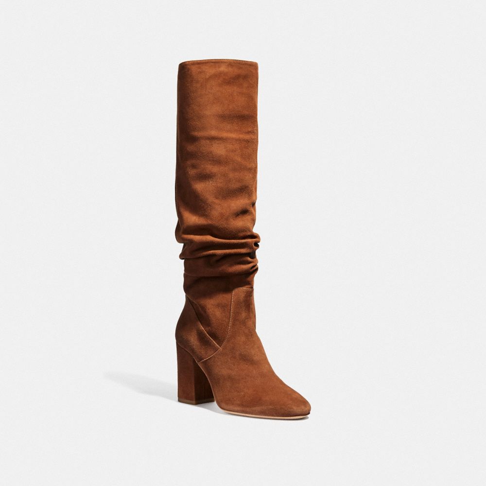 COACH GRAHAM SLOUCHY BOOT - COGNAC - FG2833