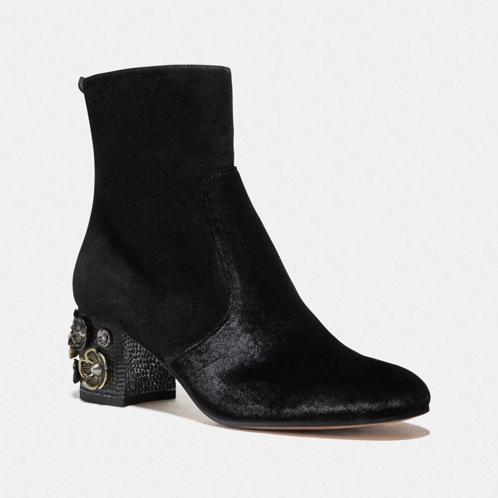 COACH JULIET ANKLE BOOTIE - BLACK - FG2966