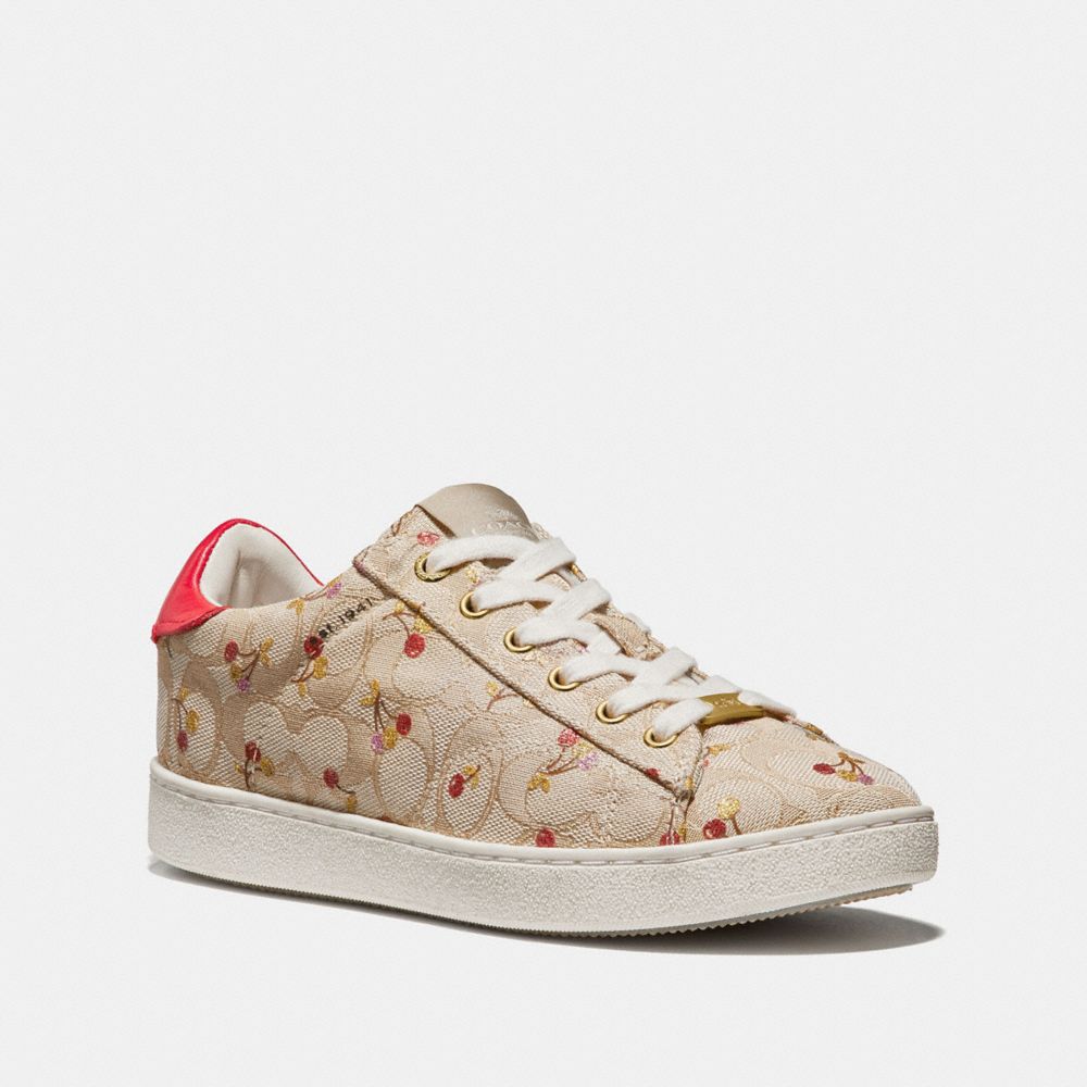 C126 WITH CHERRY PRINT - KHAKI/RED - COACH FG2973