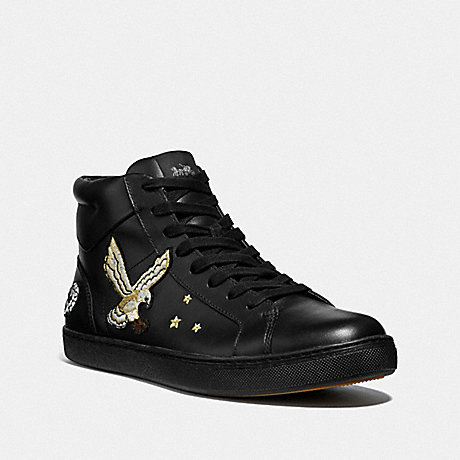 COACH C204 HIGH TOP SNEAKER WITH PATCHES -  - FG2982
