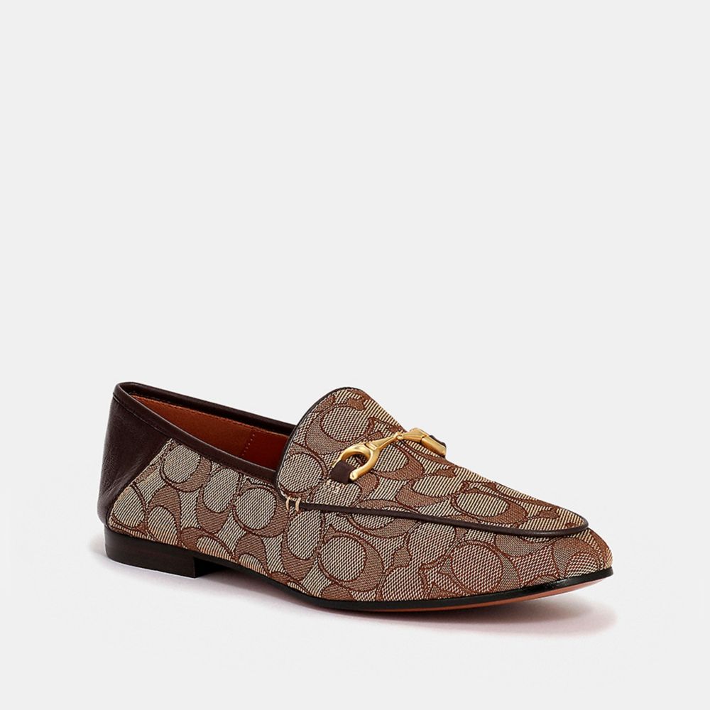 COACH FG3109 Haley Loafer KHAKI/MAHOGANY