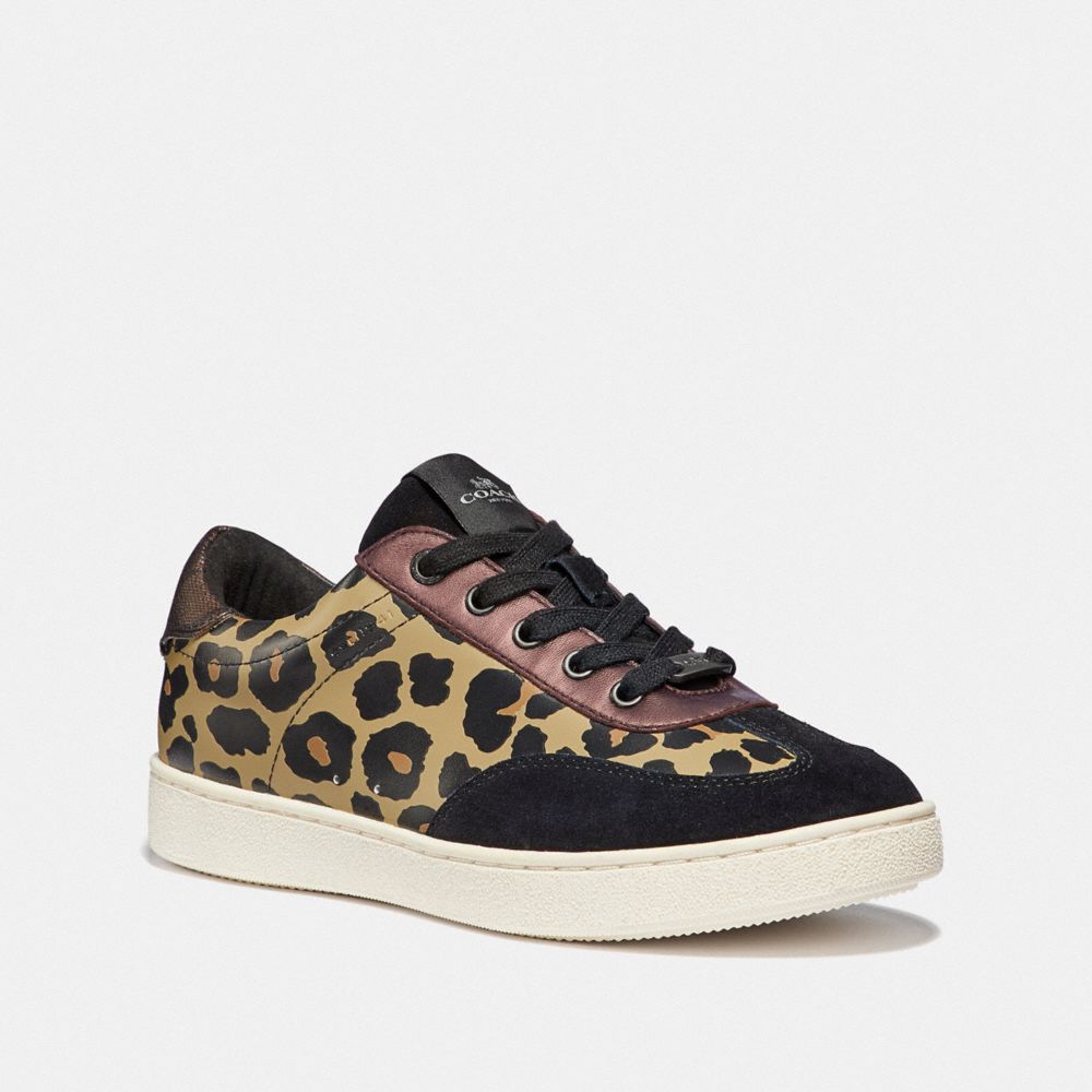 COACH C116 LOW TOP SNEAKER - BROWN/BLACK - FG3152