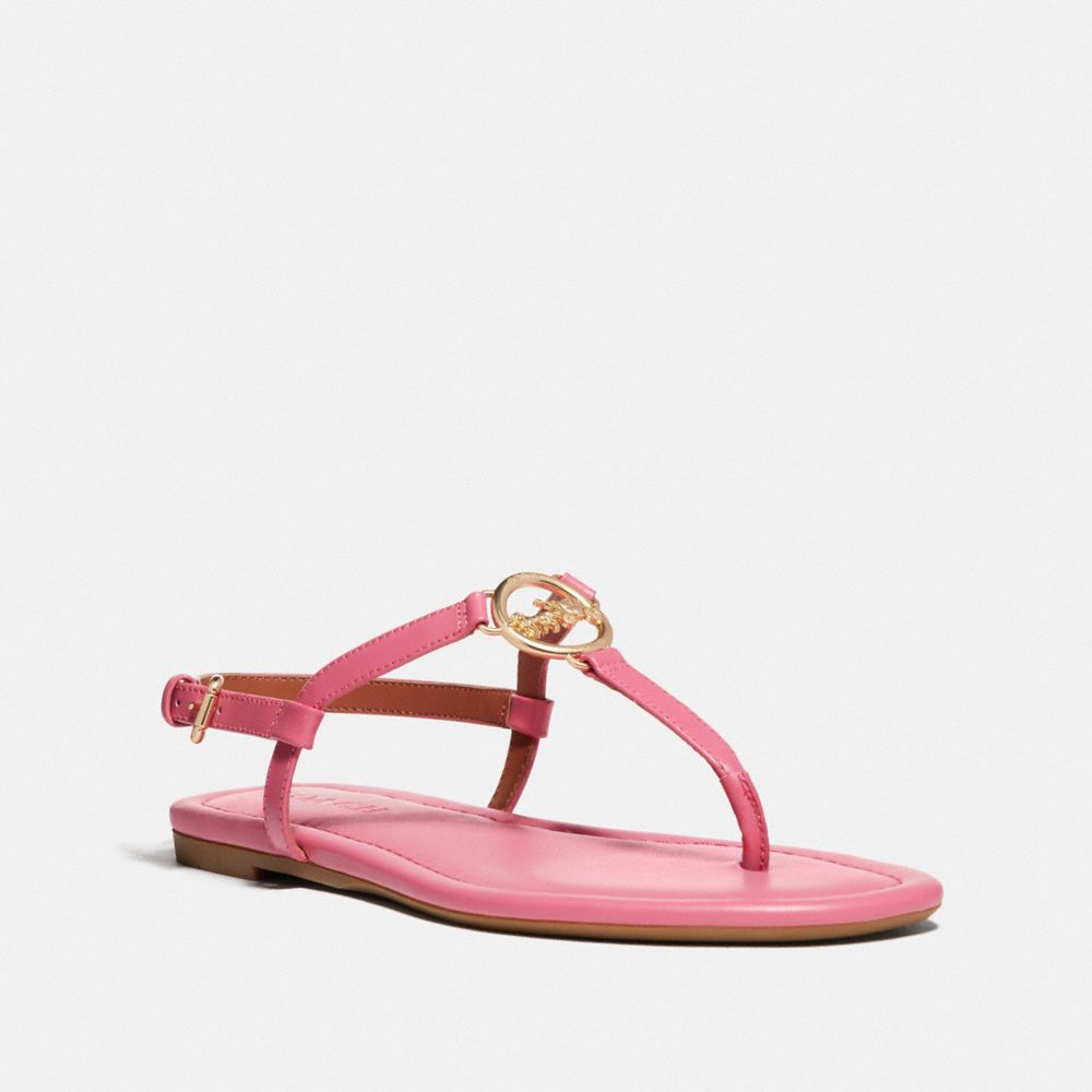 pink coach flip flops