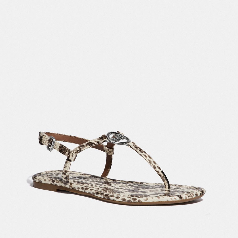 COACH JAZMIN SANDAL - NATURAL - FG3442